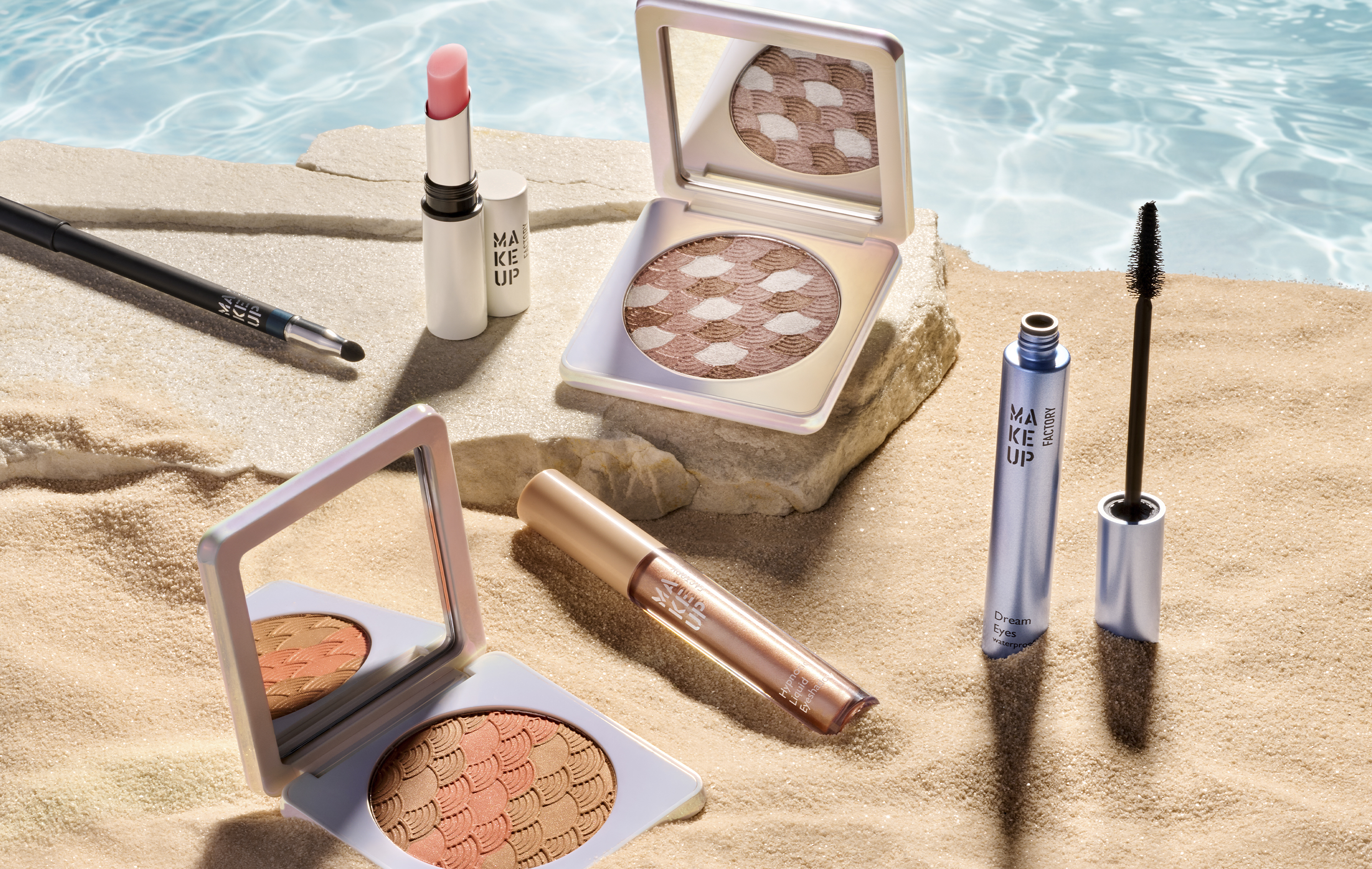 Aquatic Treasures Productcomposing Desktop | Make up Factory